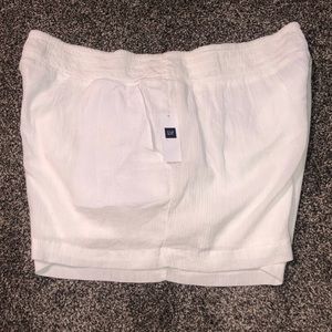 BOHO White Gap Shorts